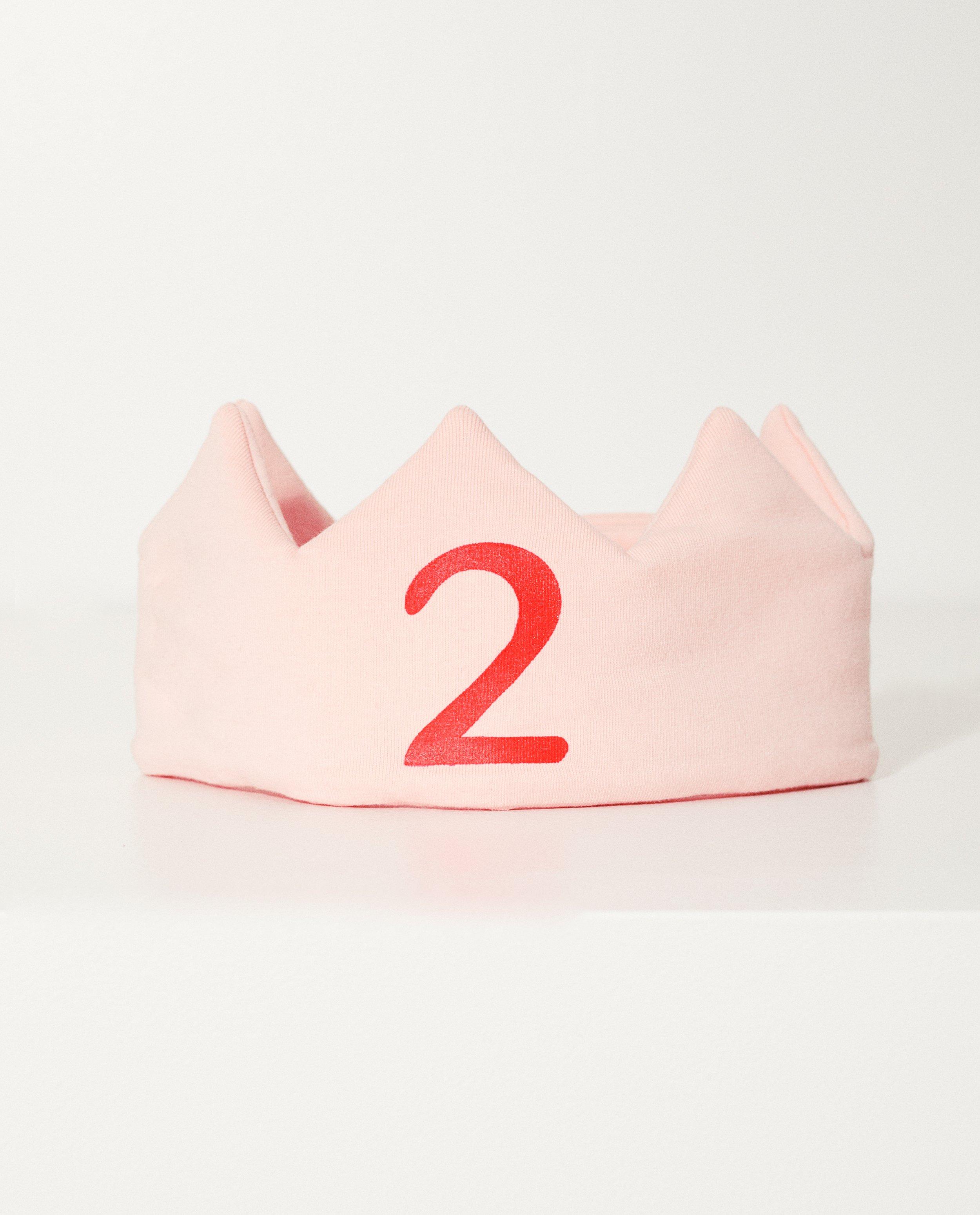 Verjaardagskroon 2 jaar - van biokatoen - JBC