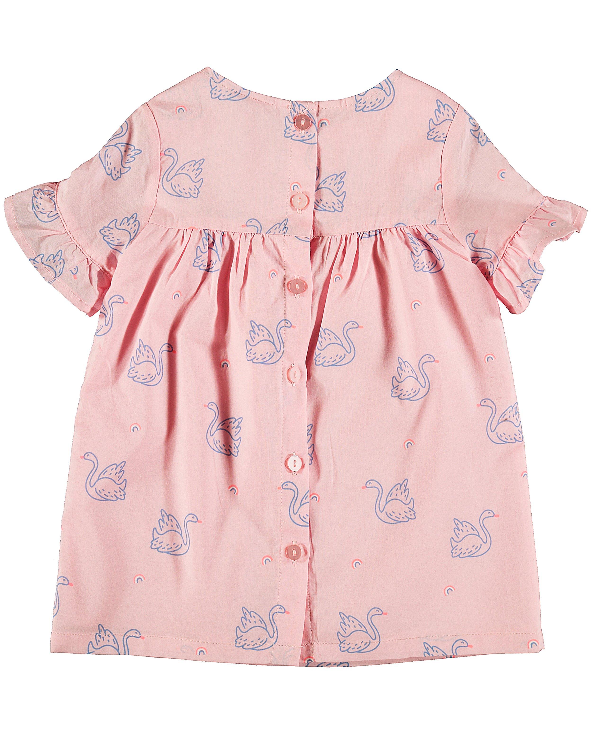 Robes - Robe, imprimé de cygnes