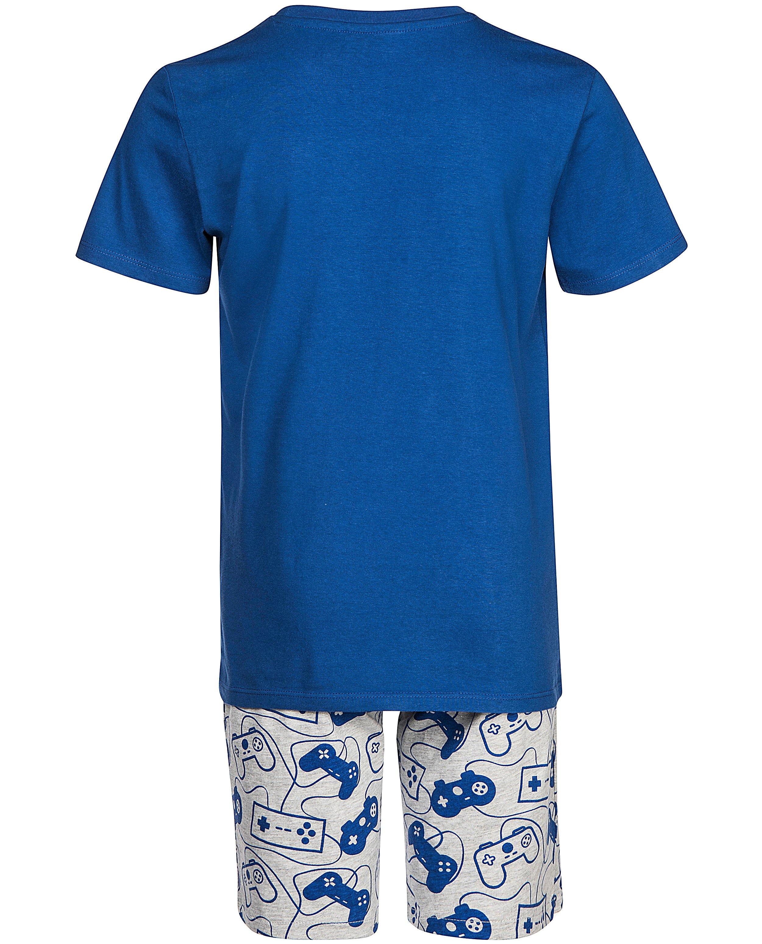 Nachtkleding - Blauwe pyjama met opschrift 