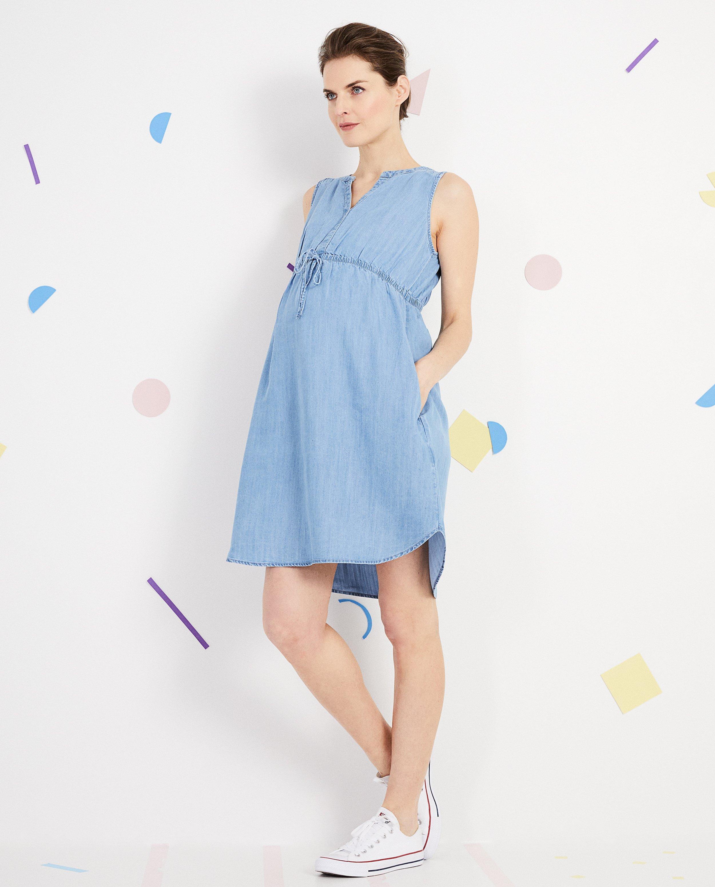 Robe en jeans, lyocell JoliRonde - avec nœud papillon - Joli Ronde