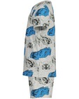 Nachtkleding - Grijze pyjama met print Rox