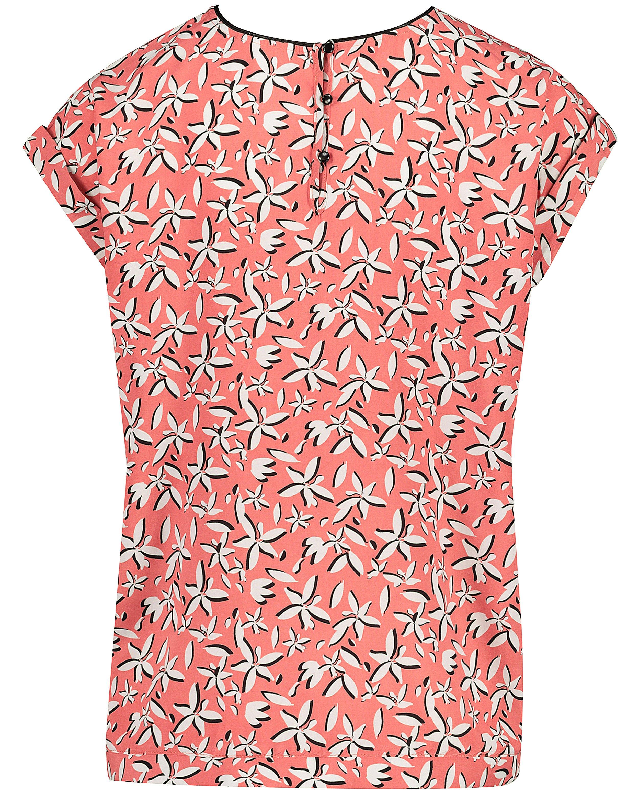 Hemden - T-shirt met witte bloemenprint
