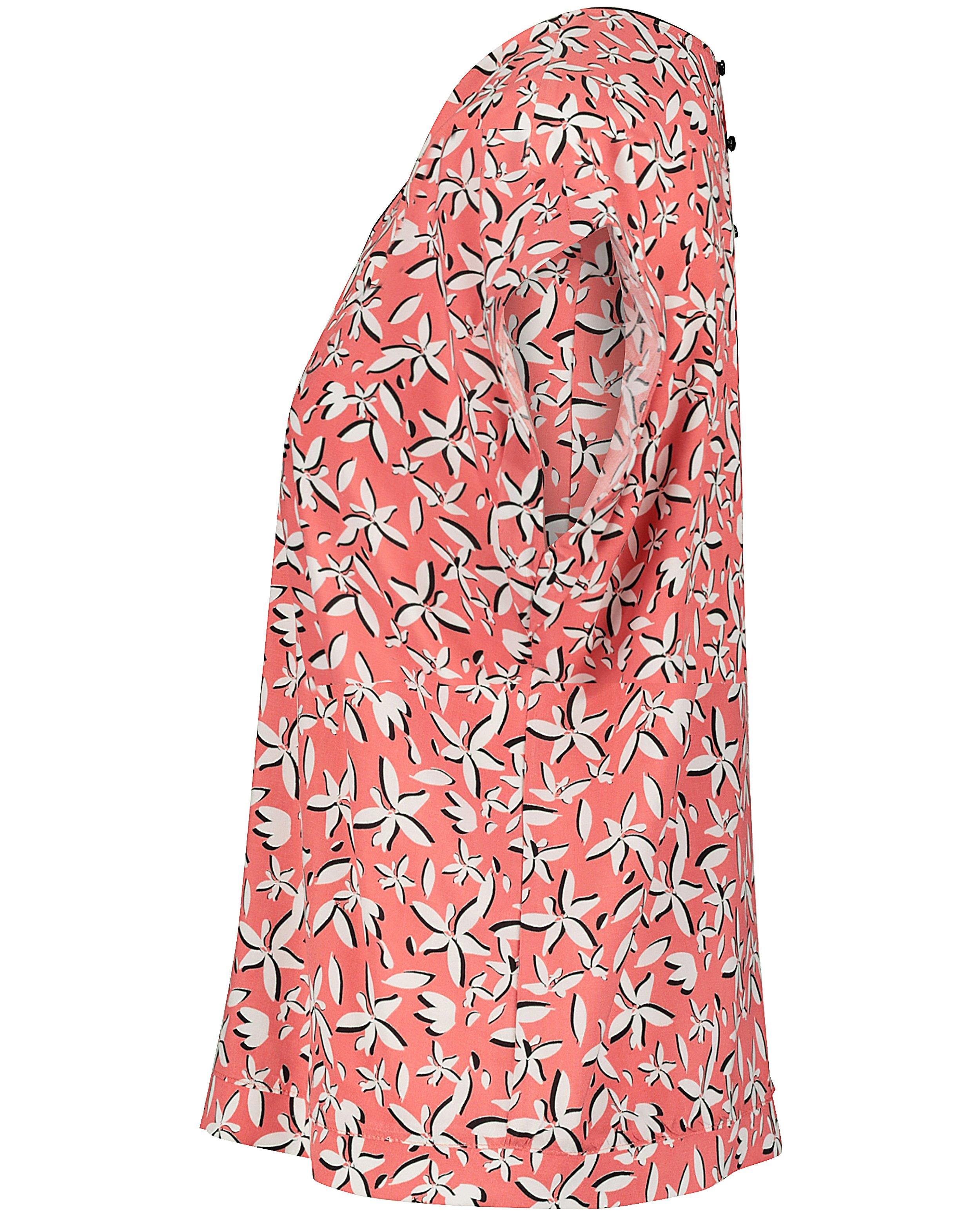 Hemden - T-shirt met witte bloemenprint