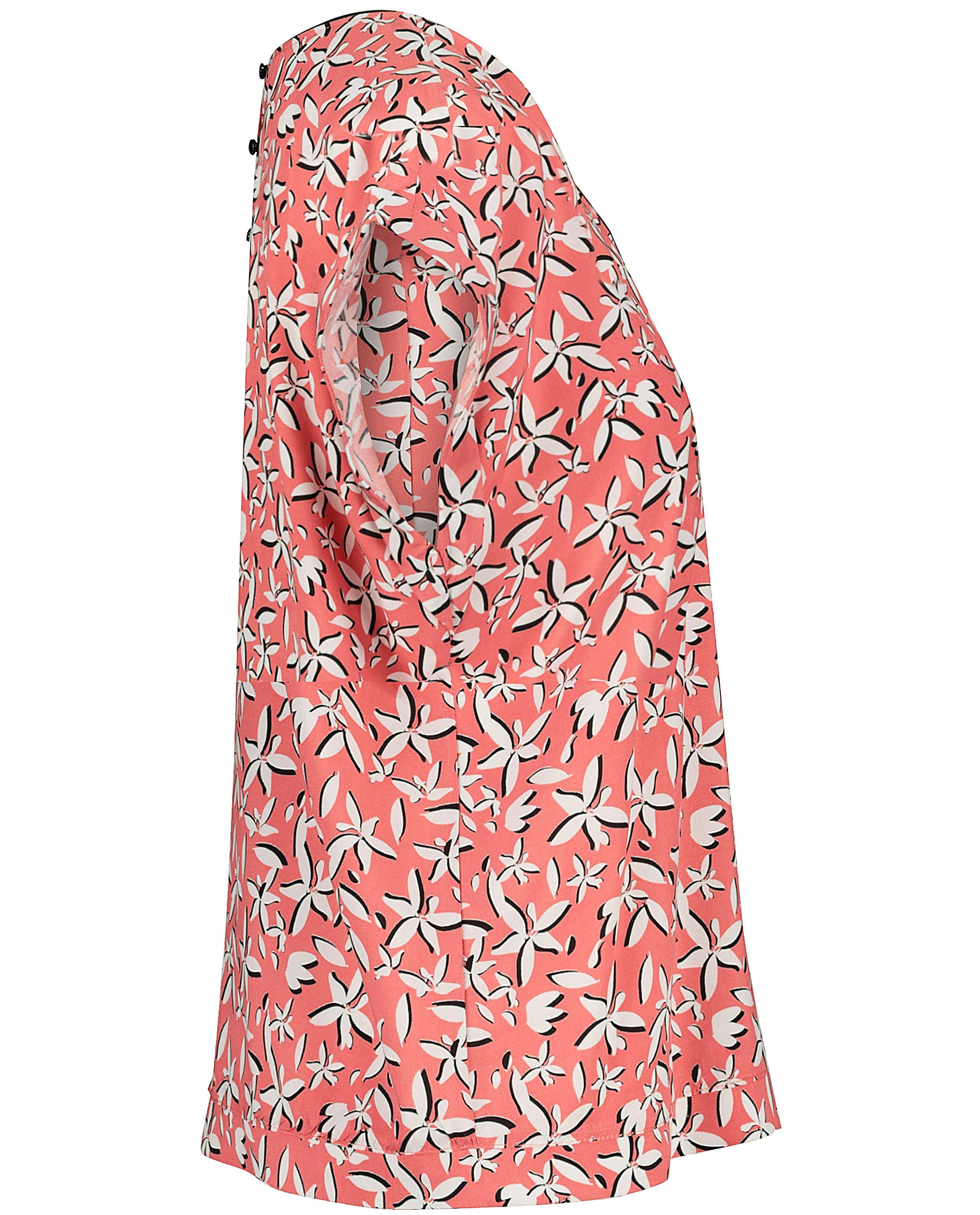 Hemden - T-shirt met witte bloemenprint