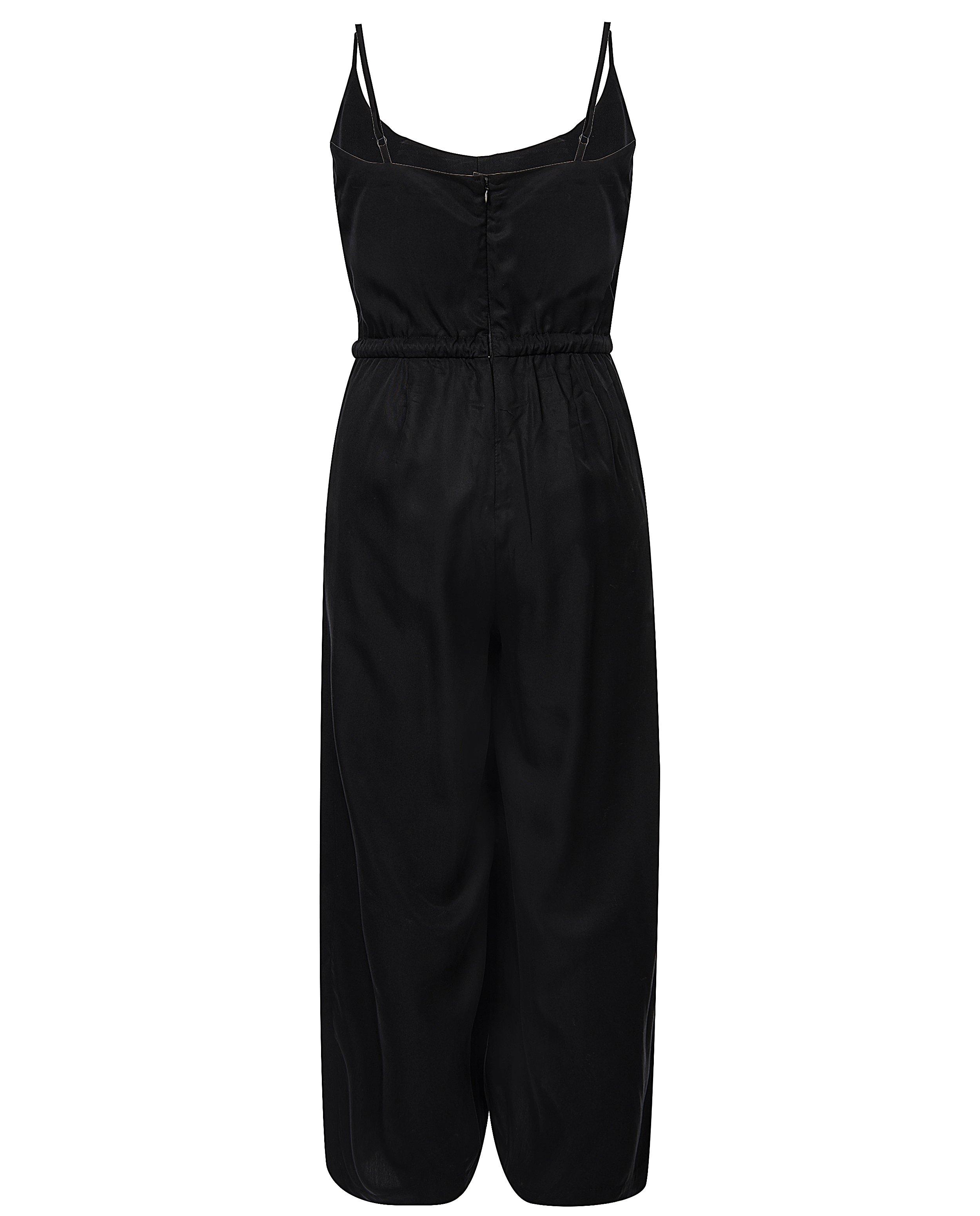 Jumpsuits - Zwart jumpsuit van lyocell