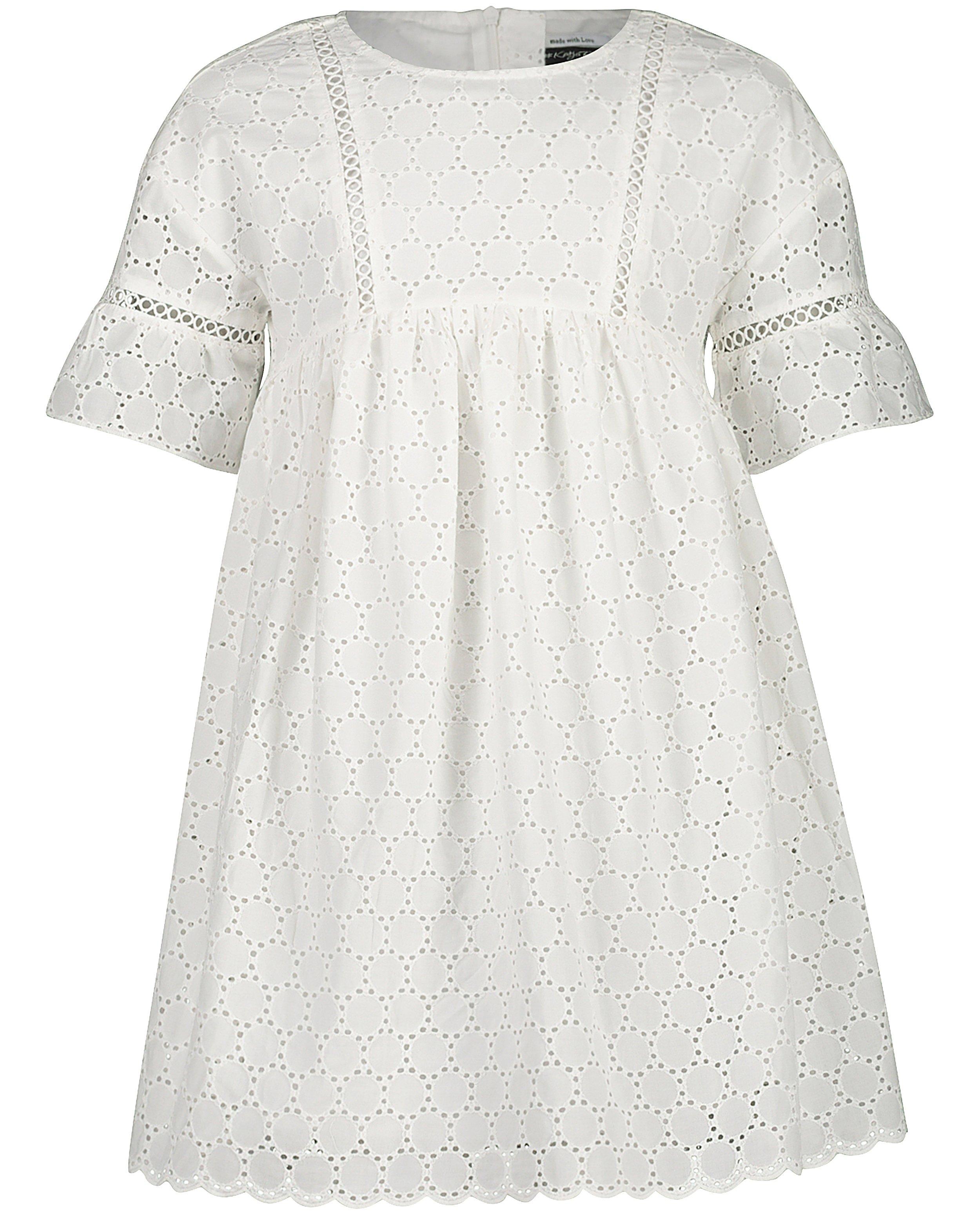 Wit jurkje Katja Retsin - met broderie anglaise - Katja Retsin