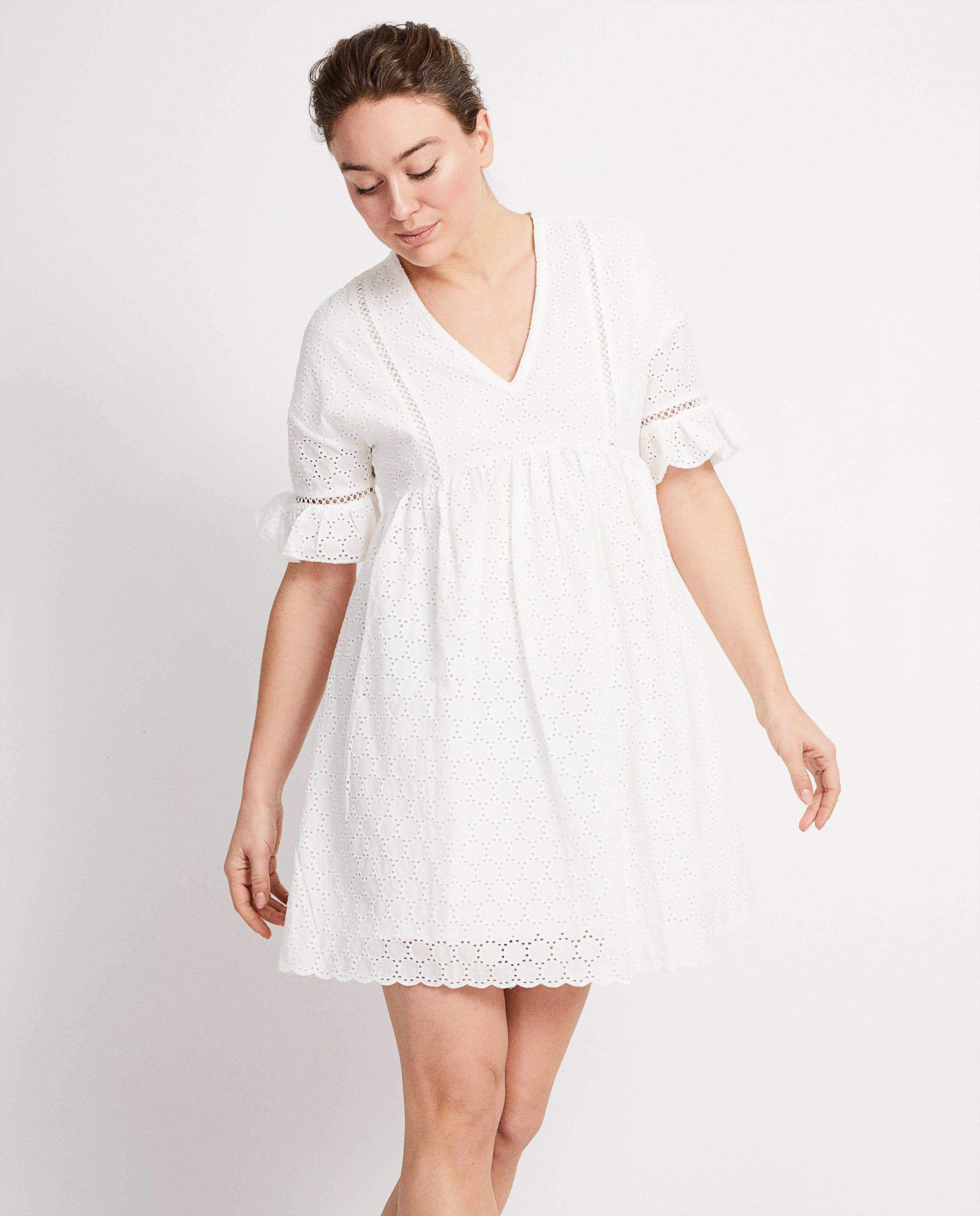 Robes - Robe blanche Katja Retsin