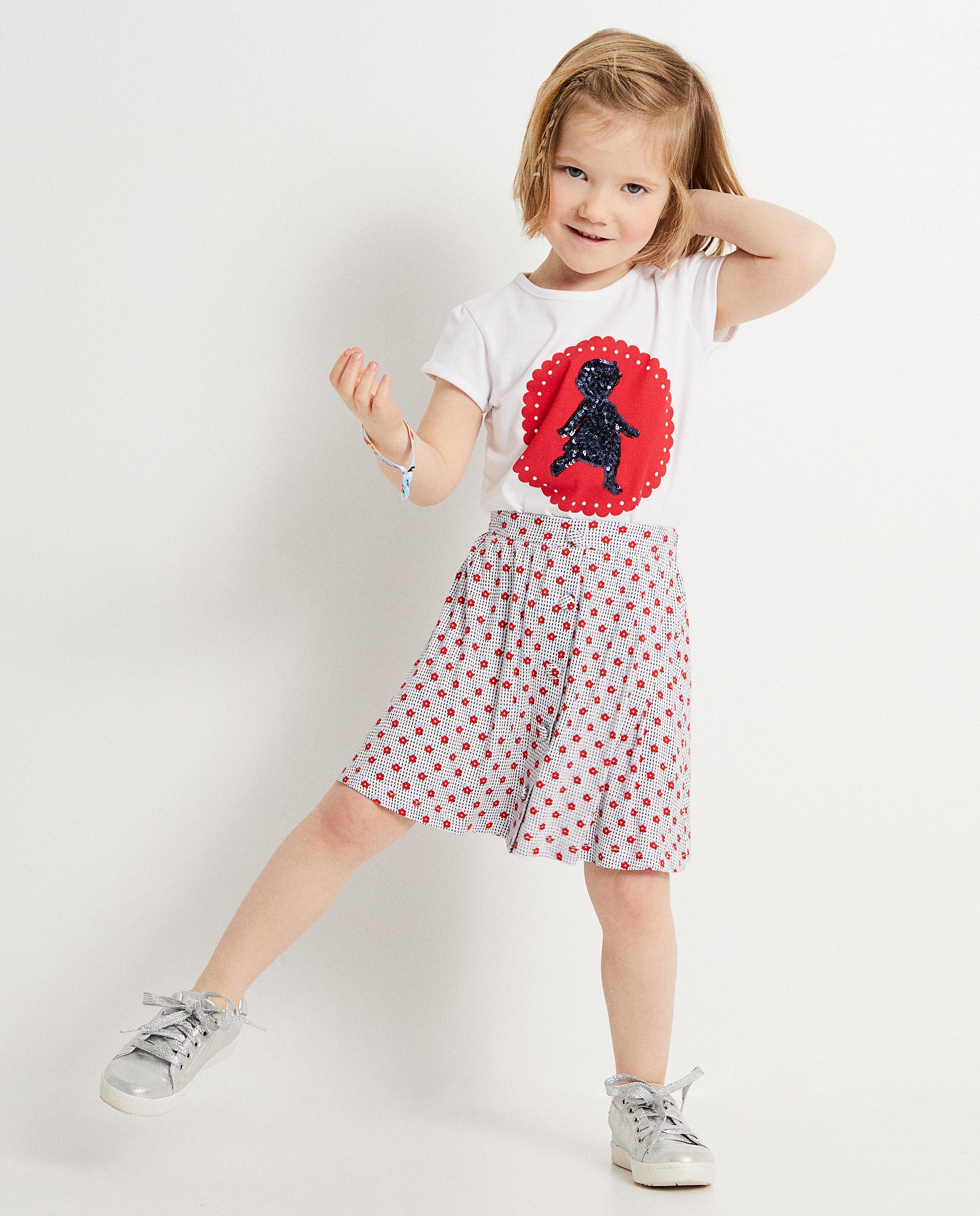 T-shirt met print Heidi - en pailletten - Heidi