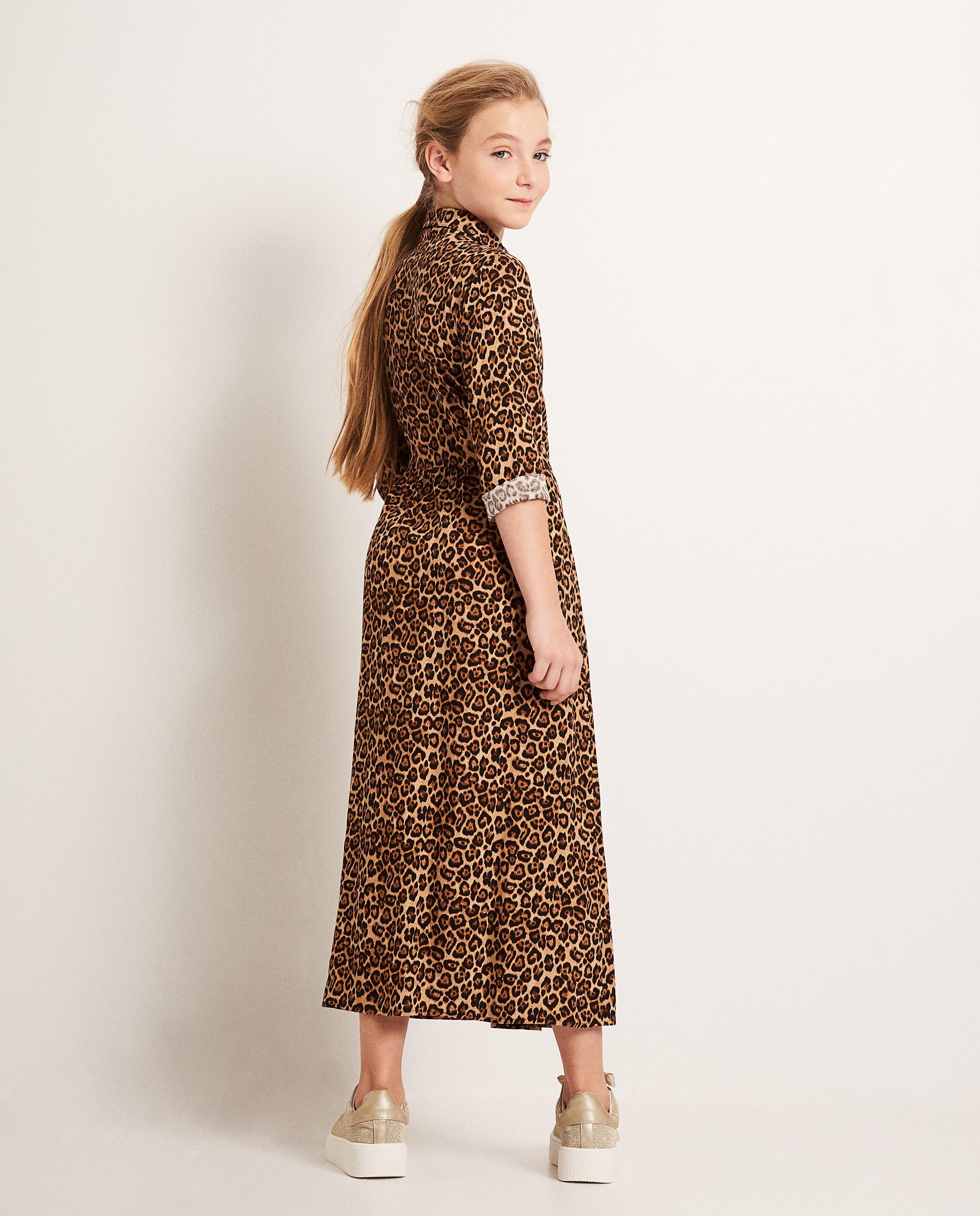 Kleedjes - Jurk met luipaardprint