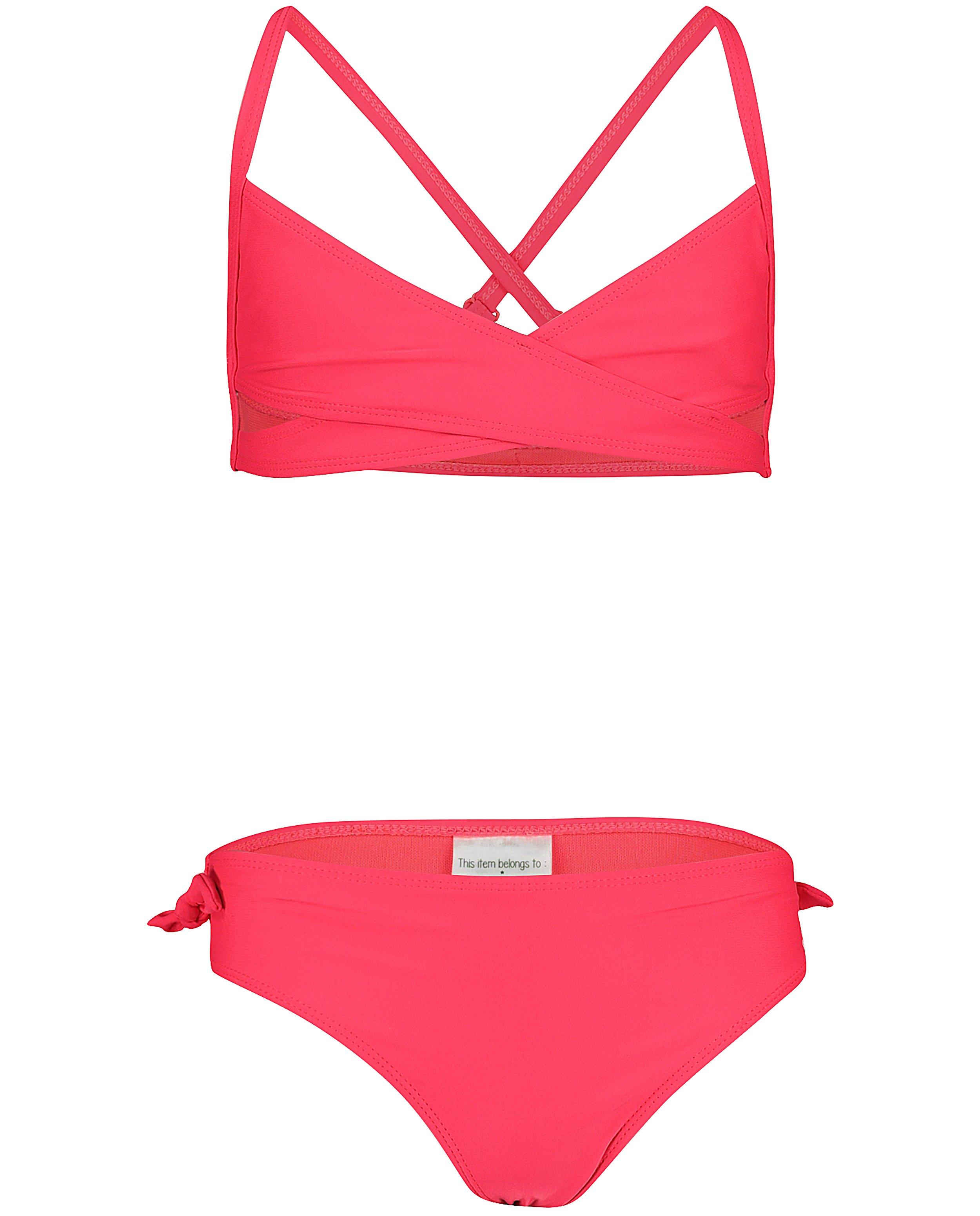 Bikini rose fluo  - et nœuds - JBC
