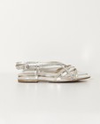 Zilverkleurige sandalen - Met glitterprint - Sprox