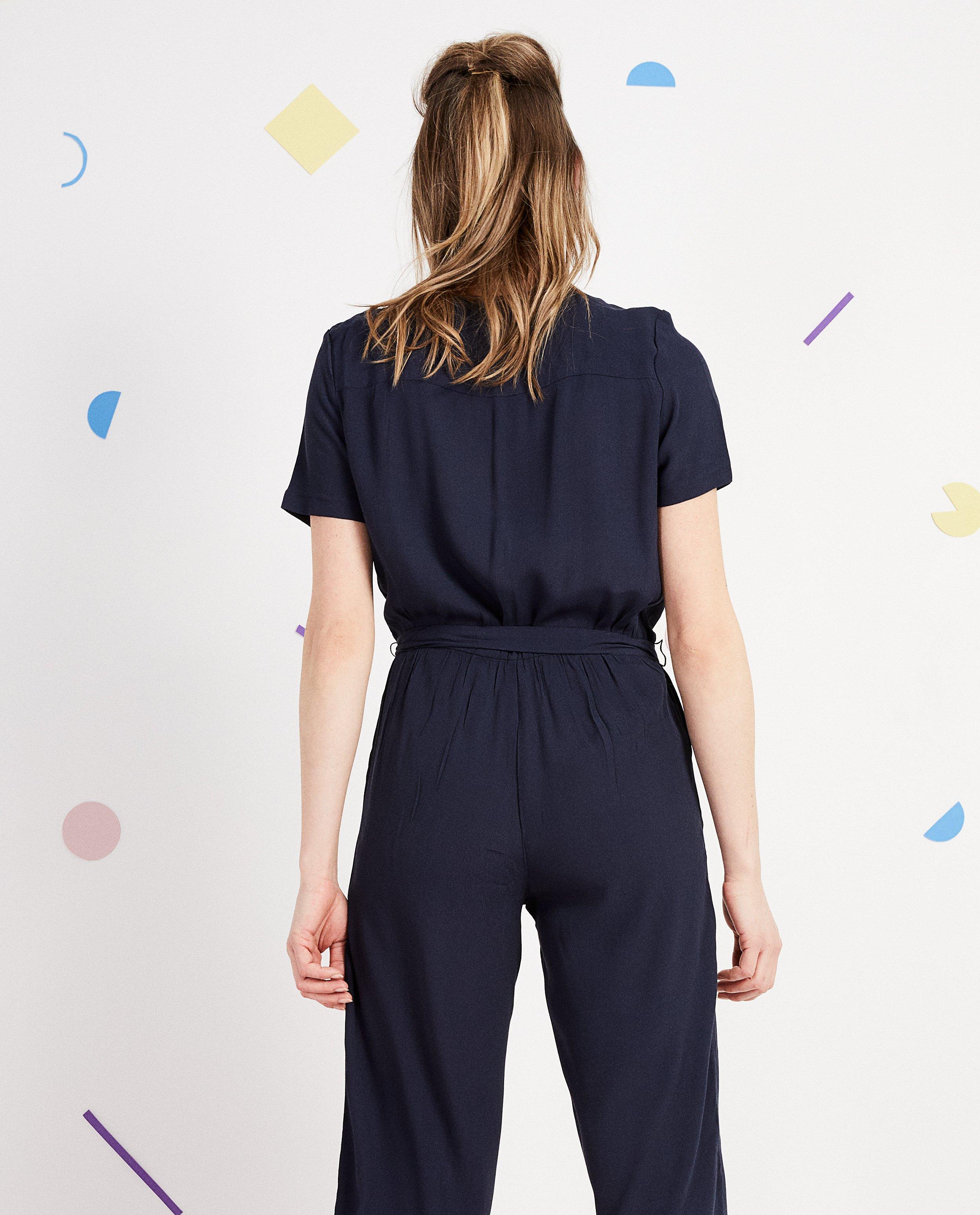 Jumpsuits - Donkerblauwe jumpsuit