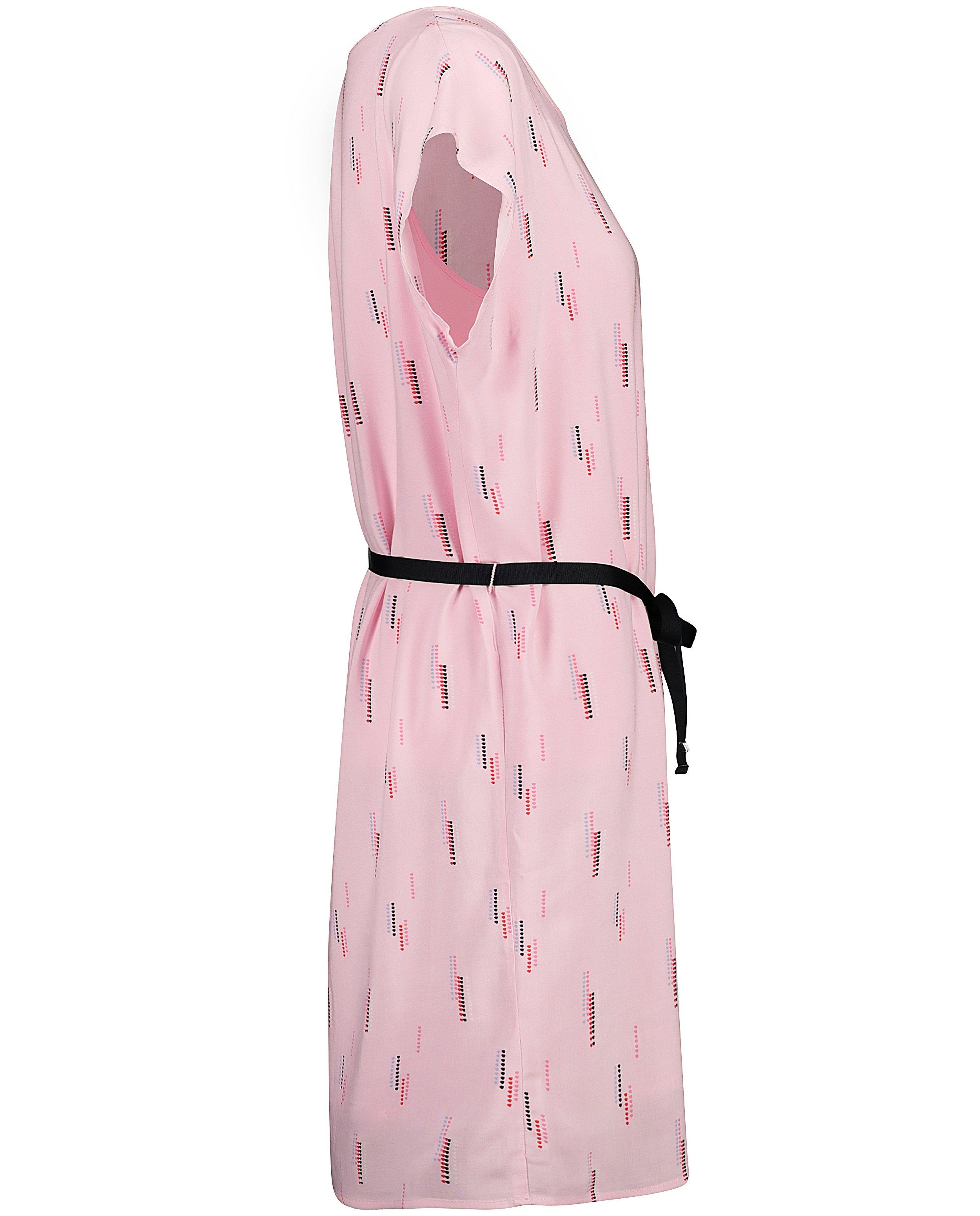 Kleedjes - Viscose kleedje met allover print 