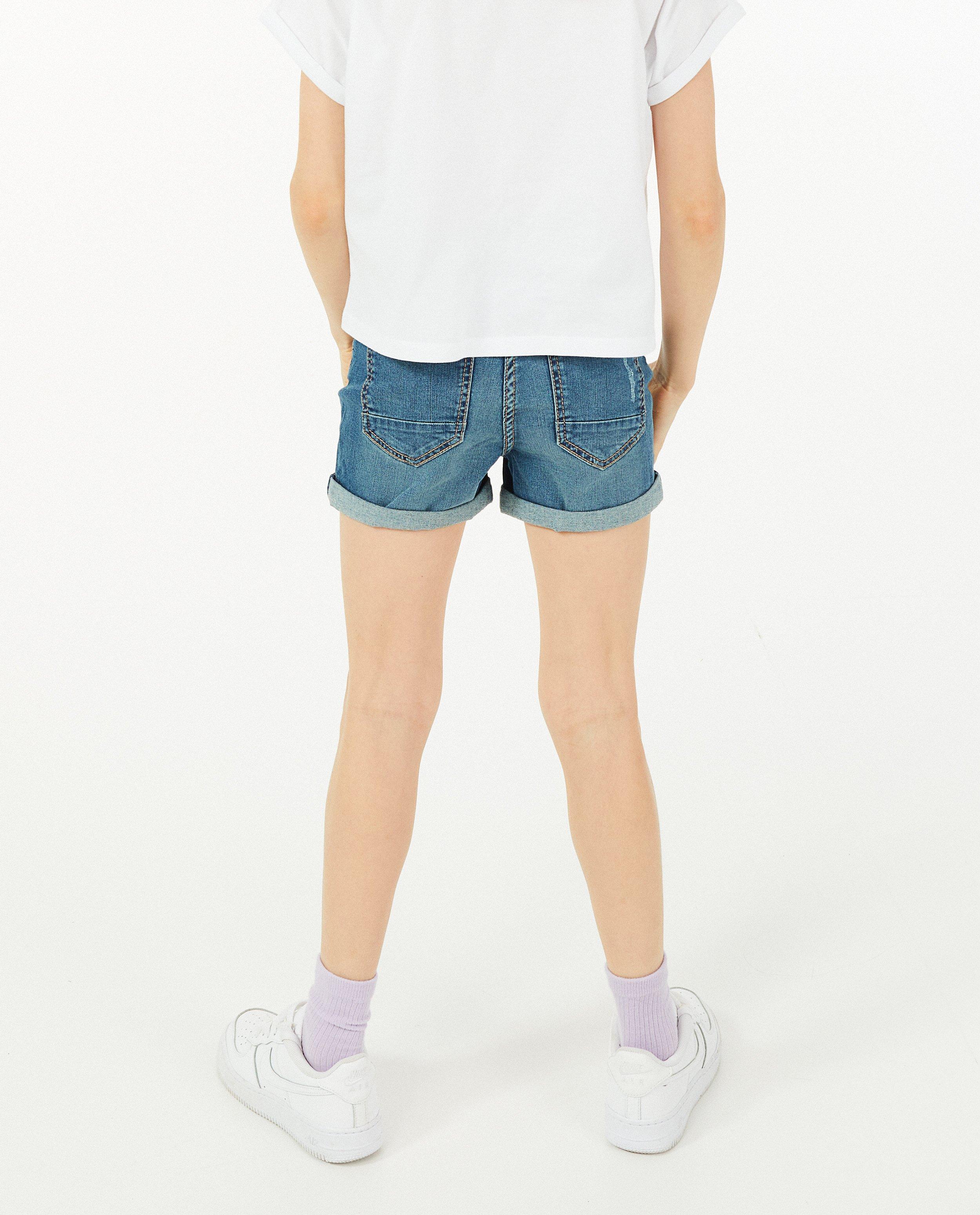 Shorts - Short bleu en jeans