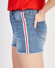 Shorts - Short en jeans, rayure sportive