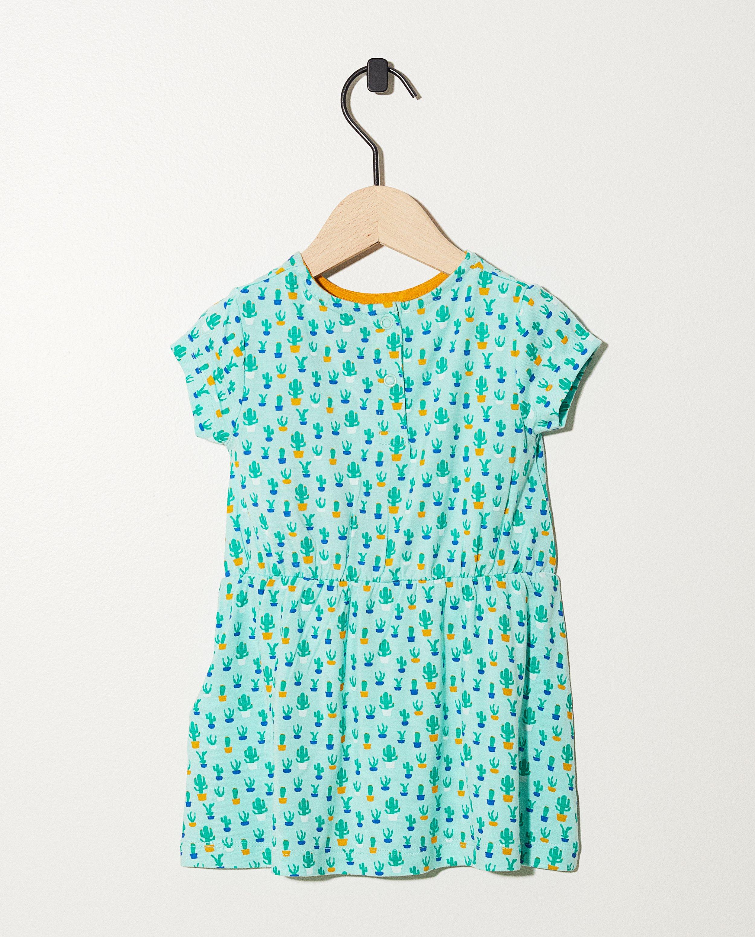 Robes - Robe verte avec ceinture à nouer