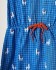 Kleedjes - Blauw jurkje met knooplint