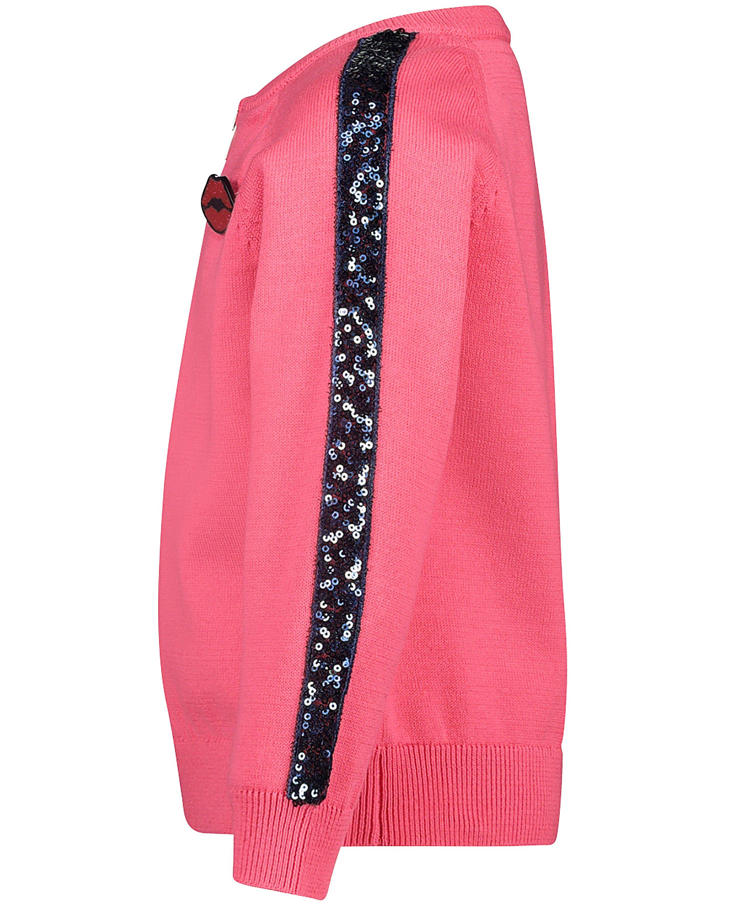 Cardigans - Roze vest met blauwe pailletten K3
