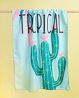 Microvezel handdoek 'Tropical' - strandhanddoek - JBC