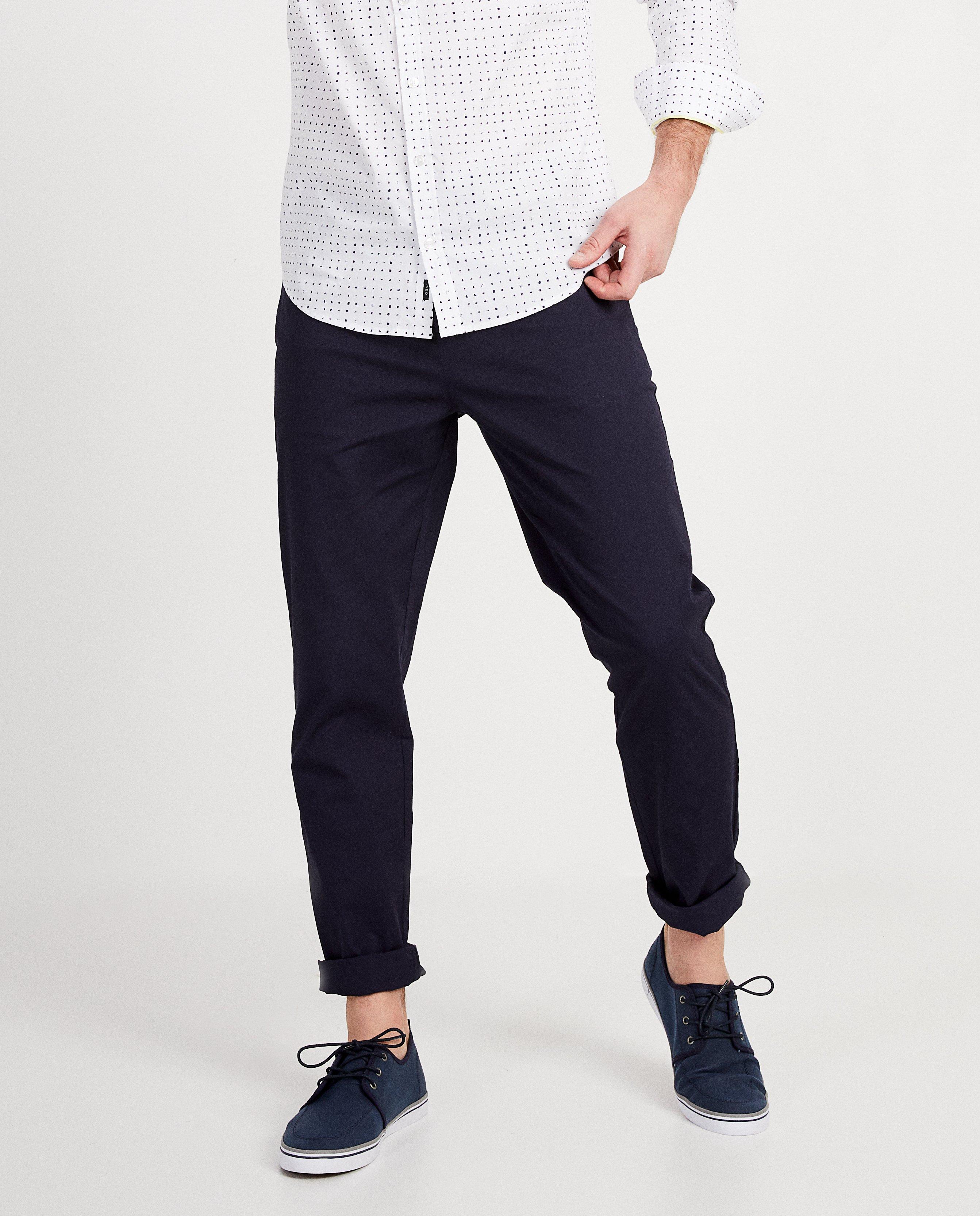 Pantalons - Pantalon bleu marine