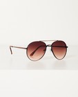 Lunettes aviateur brunes - lunettes de soleil - JBC