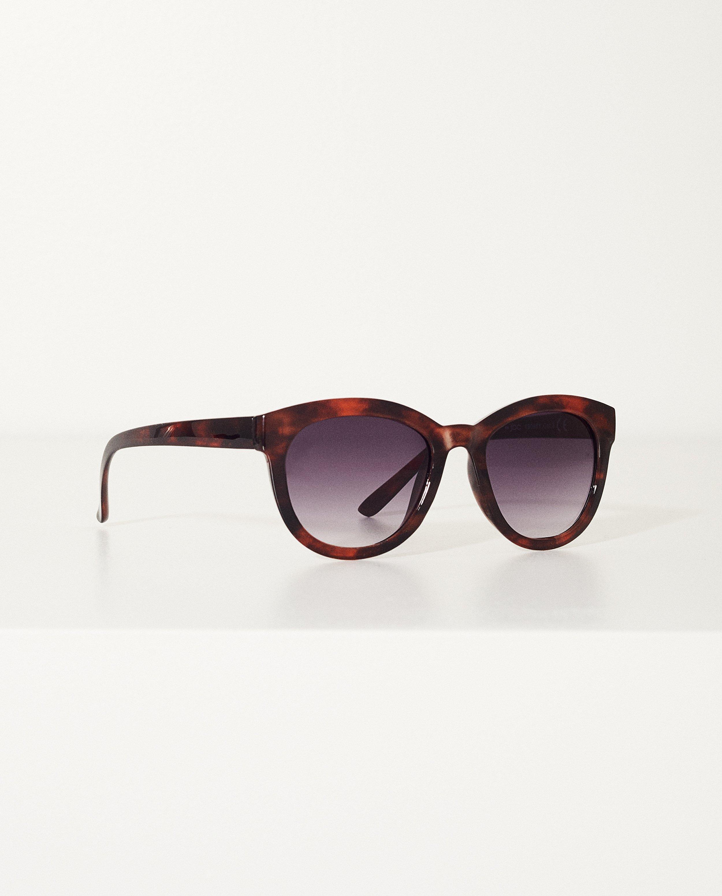 Lunettes de soleil brunes - imprimé - JBC