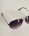 Zonnebrillen - Zwarte aviator zonnebril 