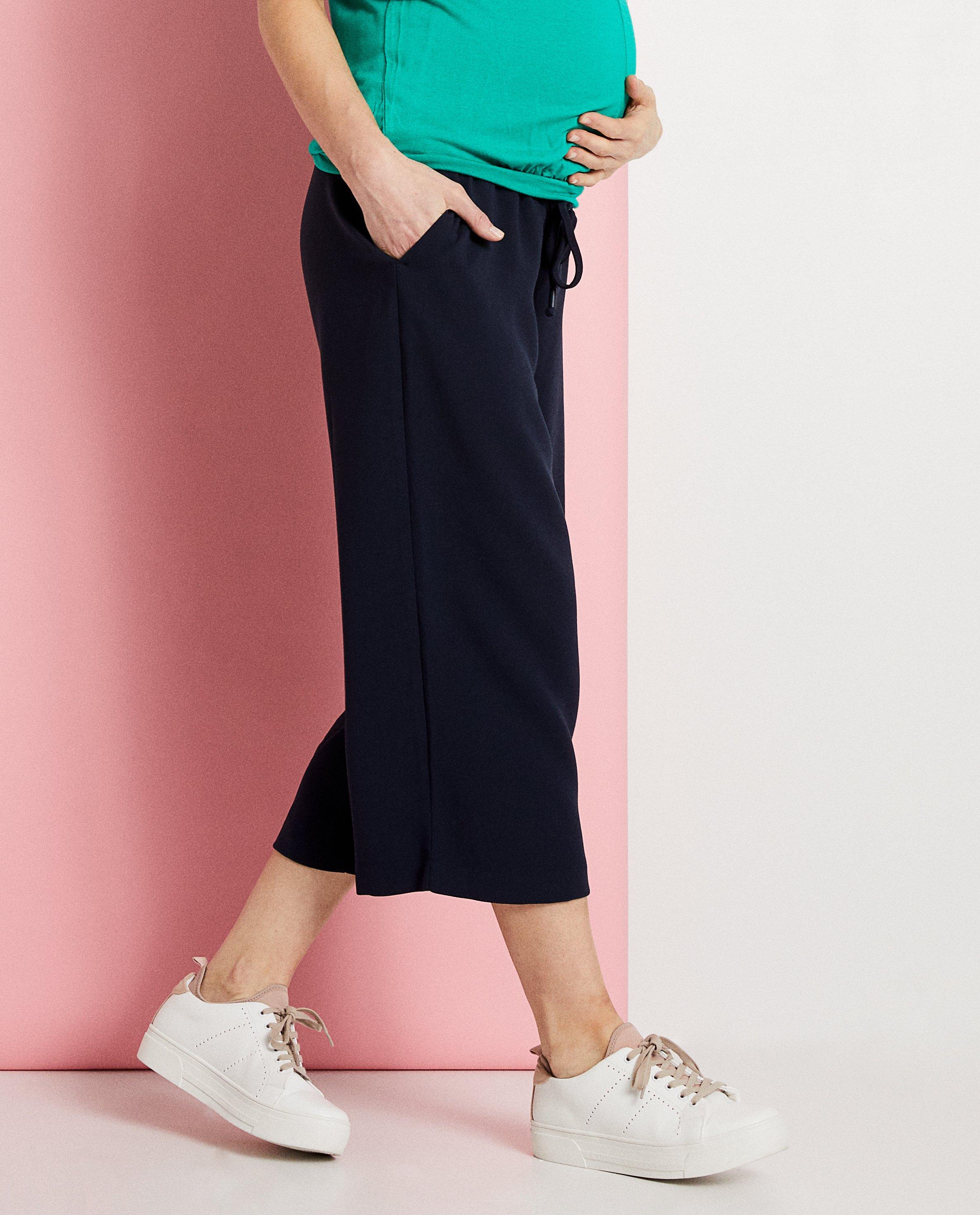 Pantalons - Jupe-culotte bleu foncé JoliRonde