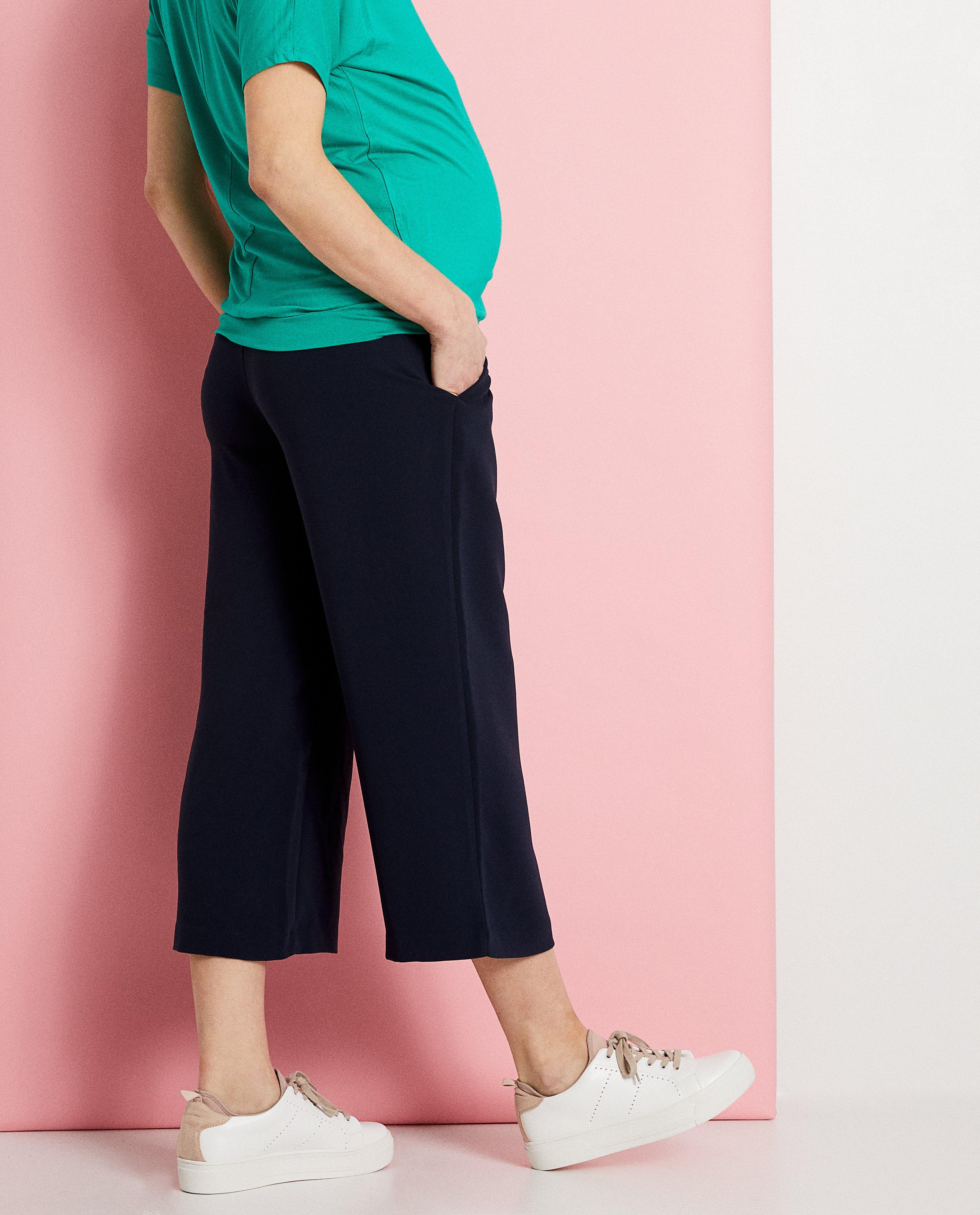 Pantalons - Jupe-culotte bleu foncé JoliRonde