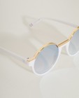 Zonnebrillen - Wit-gouden zonnebril 