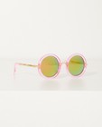 Ronde roze zonnebril - Met spiegelende glazen - JBC