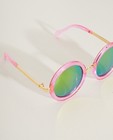 Zonnebrillen - Ronde roze zonnebril