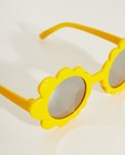 Zonnebrillen - Gele zonnebril in bloemetjesvorm