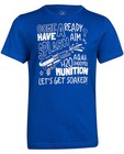 T-shirts - Blauw T-shirt met print BESTies