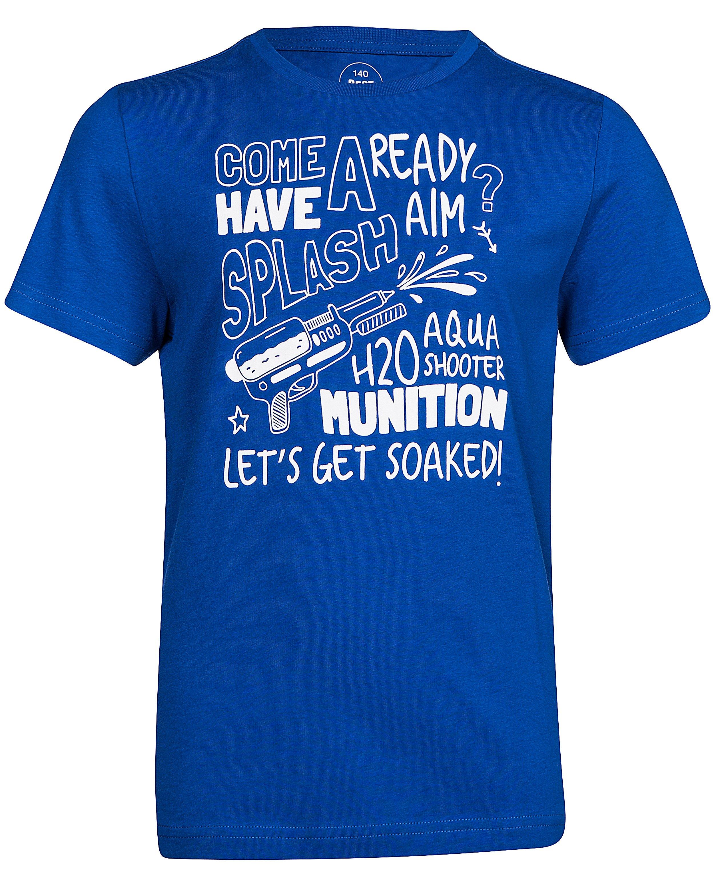 T-shirts - T-shirt bleu, imprimé BESTies