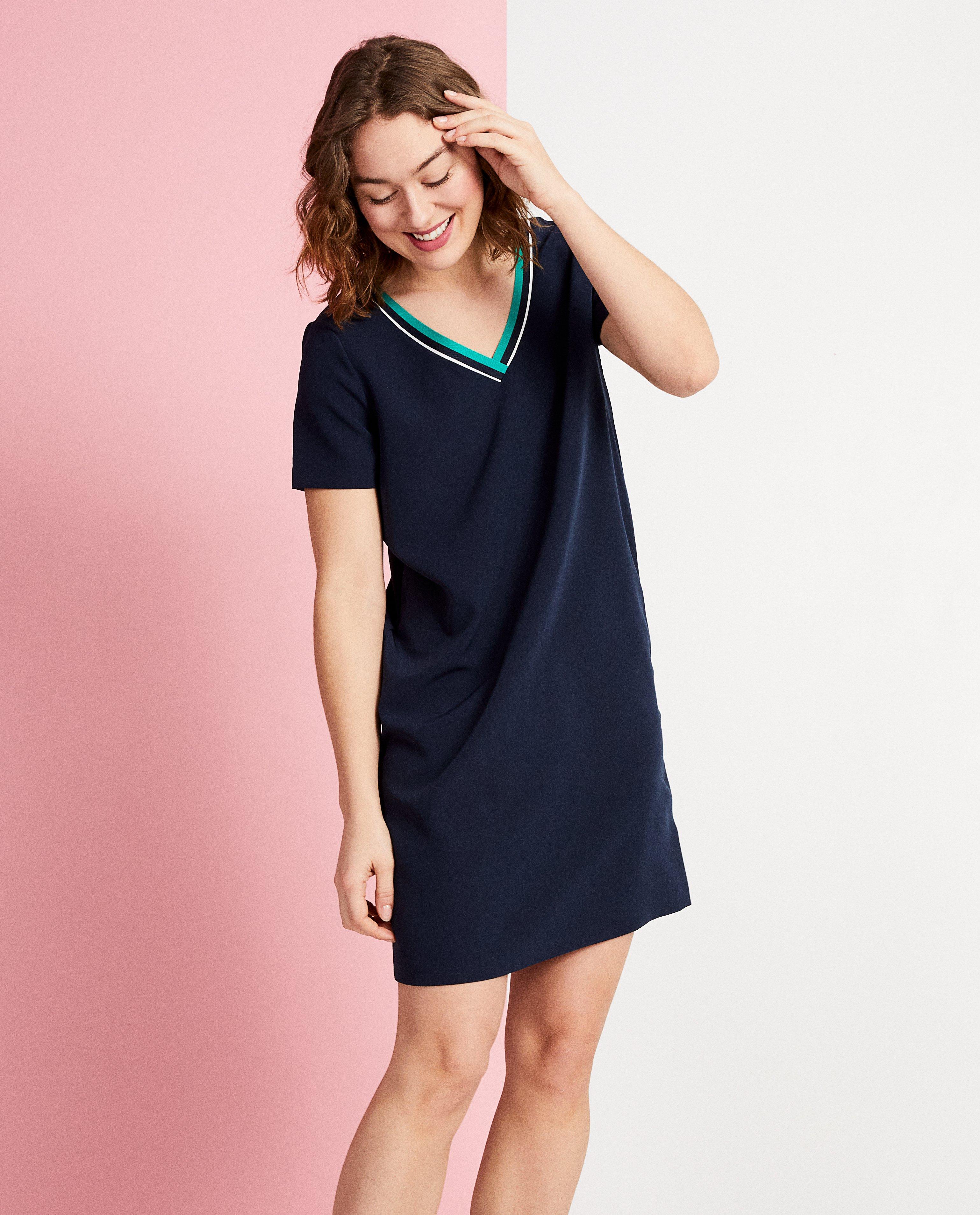 Robes - Robe bleu foncé 