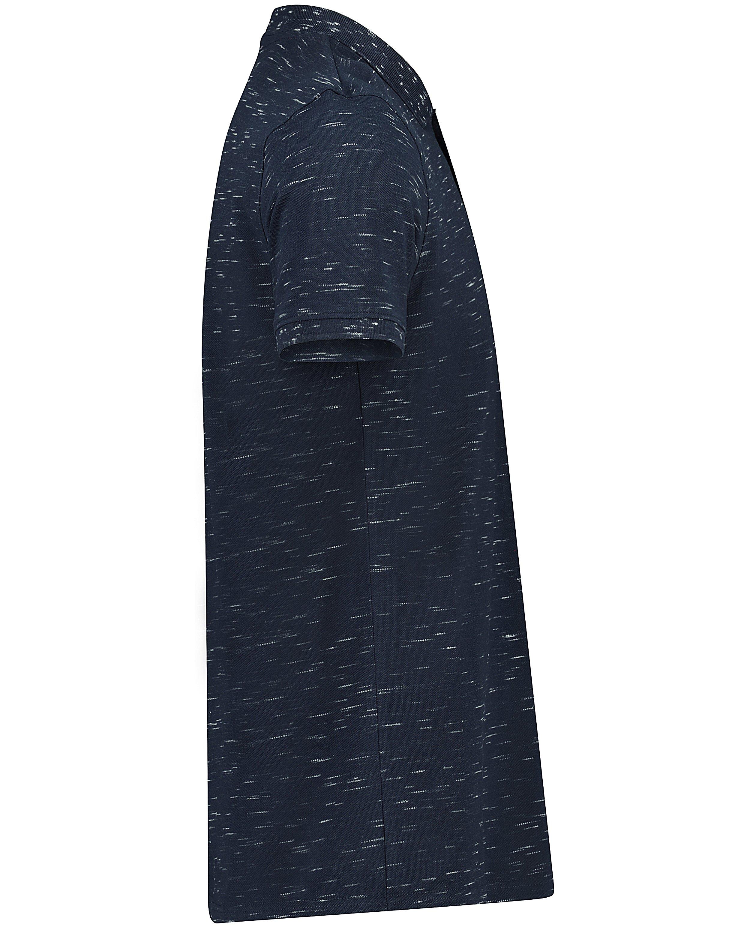 Polo's - Donkerblauwe polo met streepjes