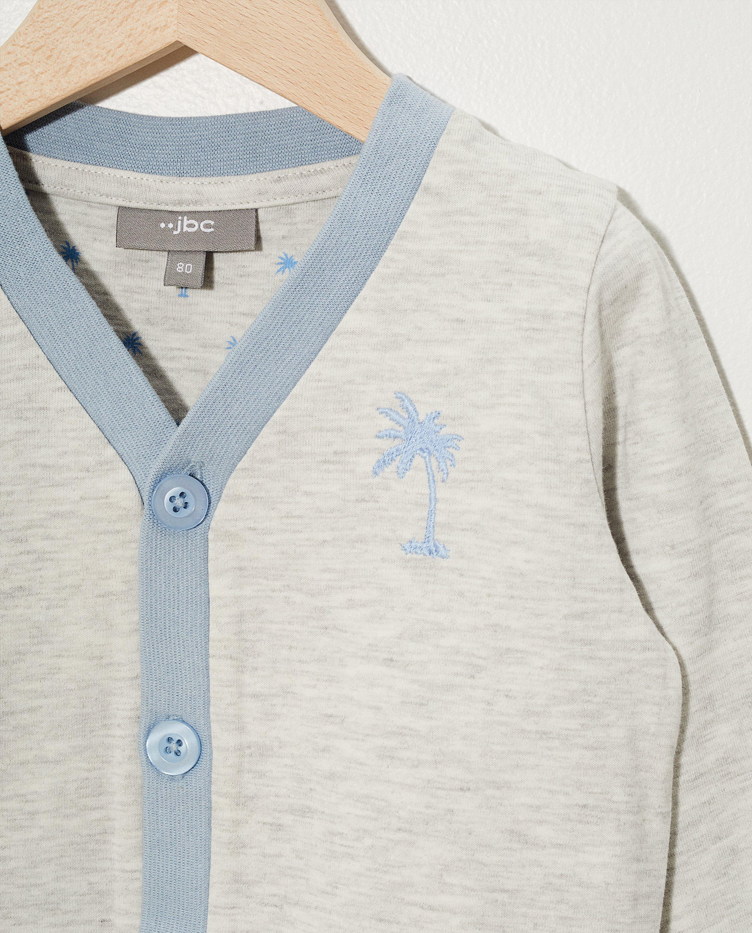 Cardigans - Gilet beige en coton bio