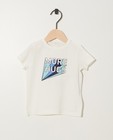 T-shirt blanc, inscription BESTies - imprimé + inscription rétro - Besties