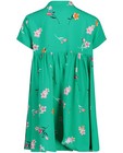 Kleedjes - Groene jurk met bloemenprint