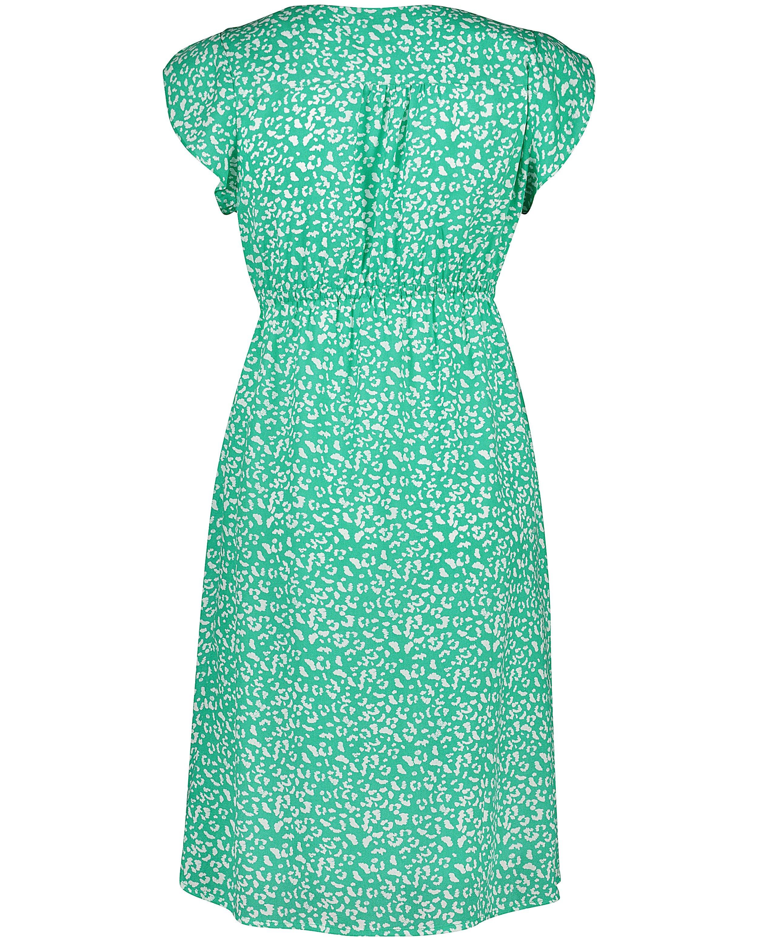 Robes - Robe verte à imprimé JoliRonde