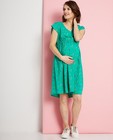 Groene jurk met allover print JoliRonde - zwangerschap - Joli Ronde