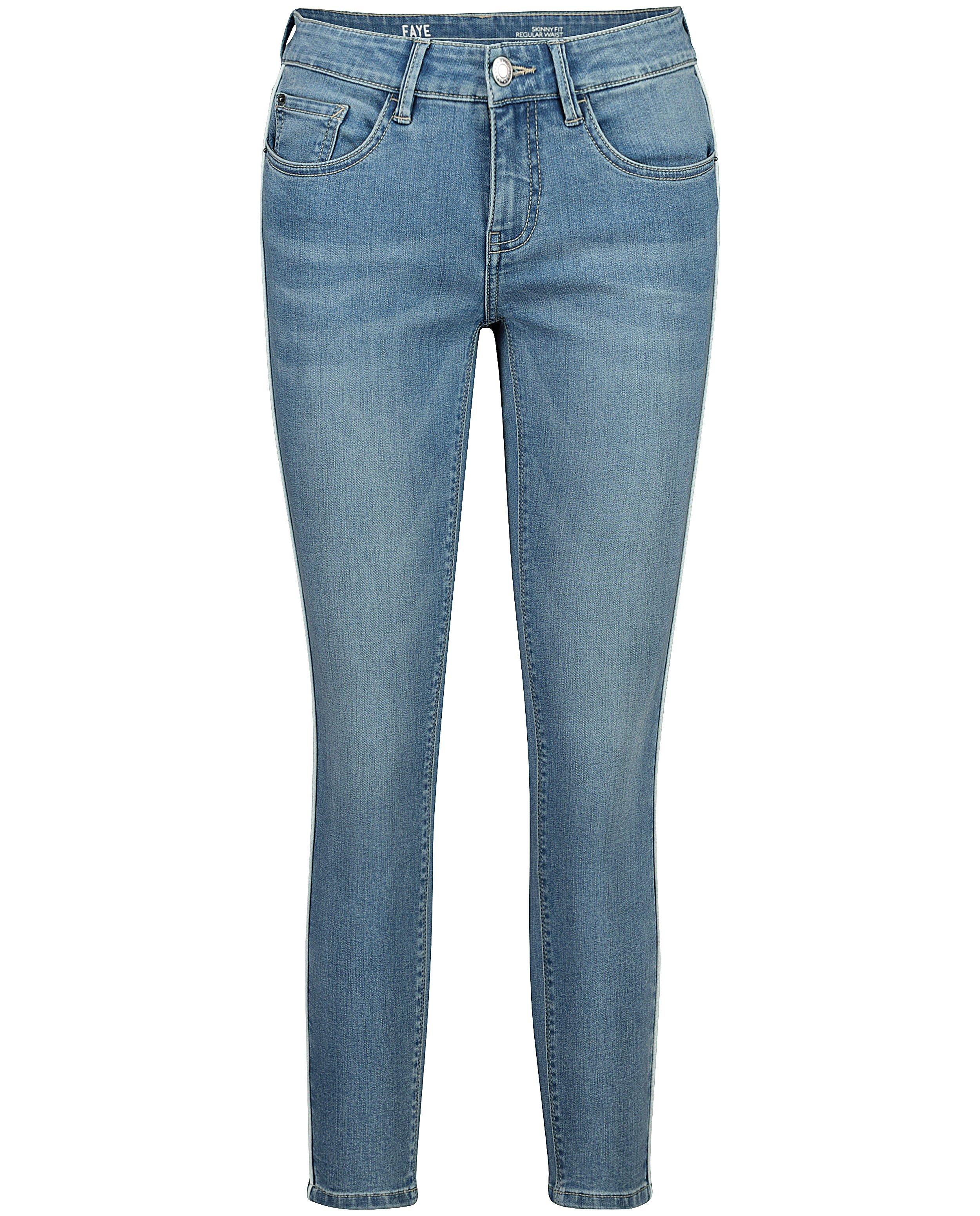 Jeans - Lichtblauwe skinny met biesje FAYE