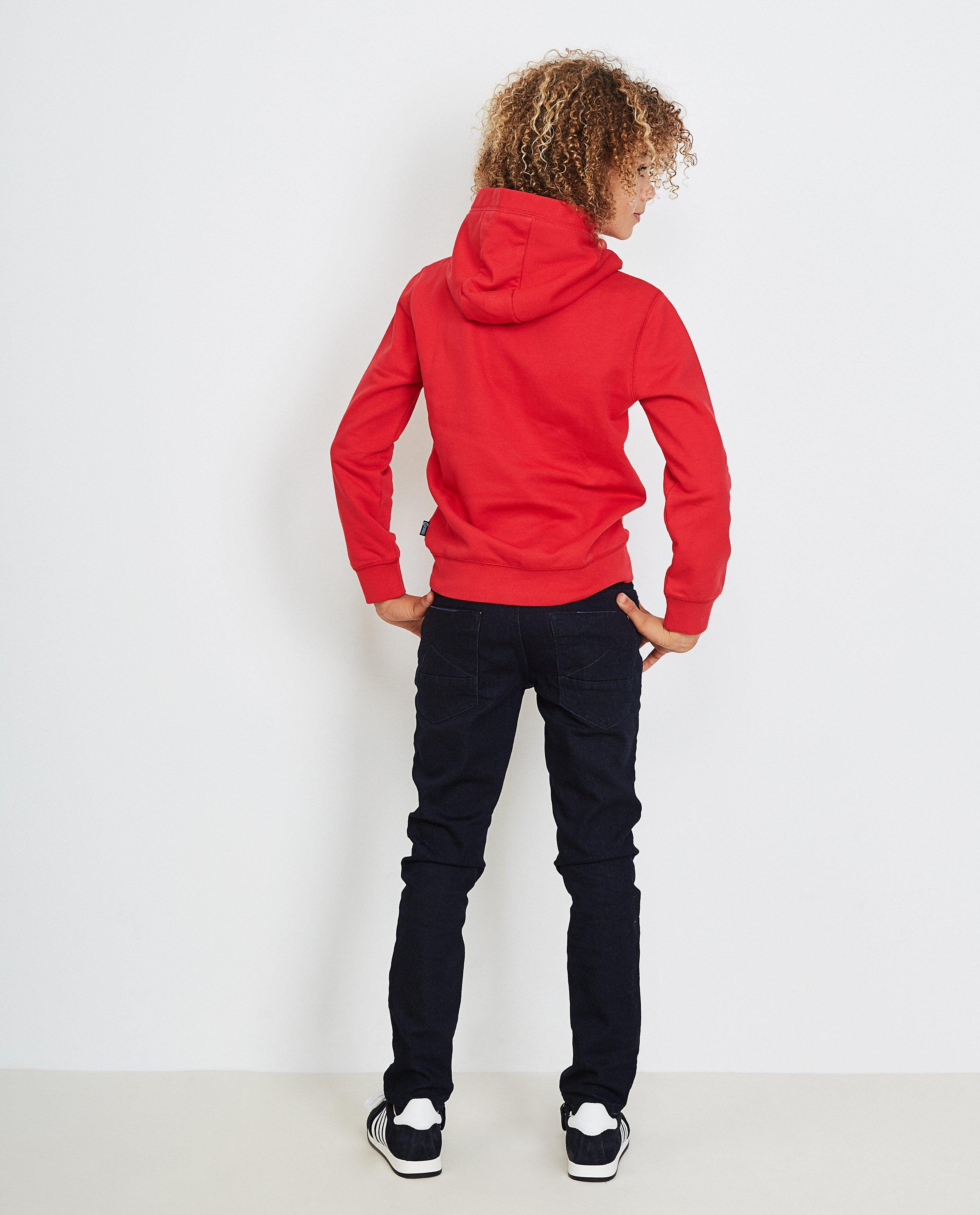 Hoodie imprim&eacute; Campus 12 - D&eacute;tails du produit - rouge vif - image num&eacute;ro 2