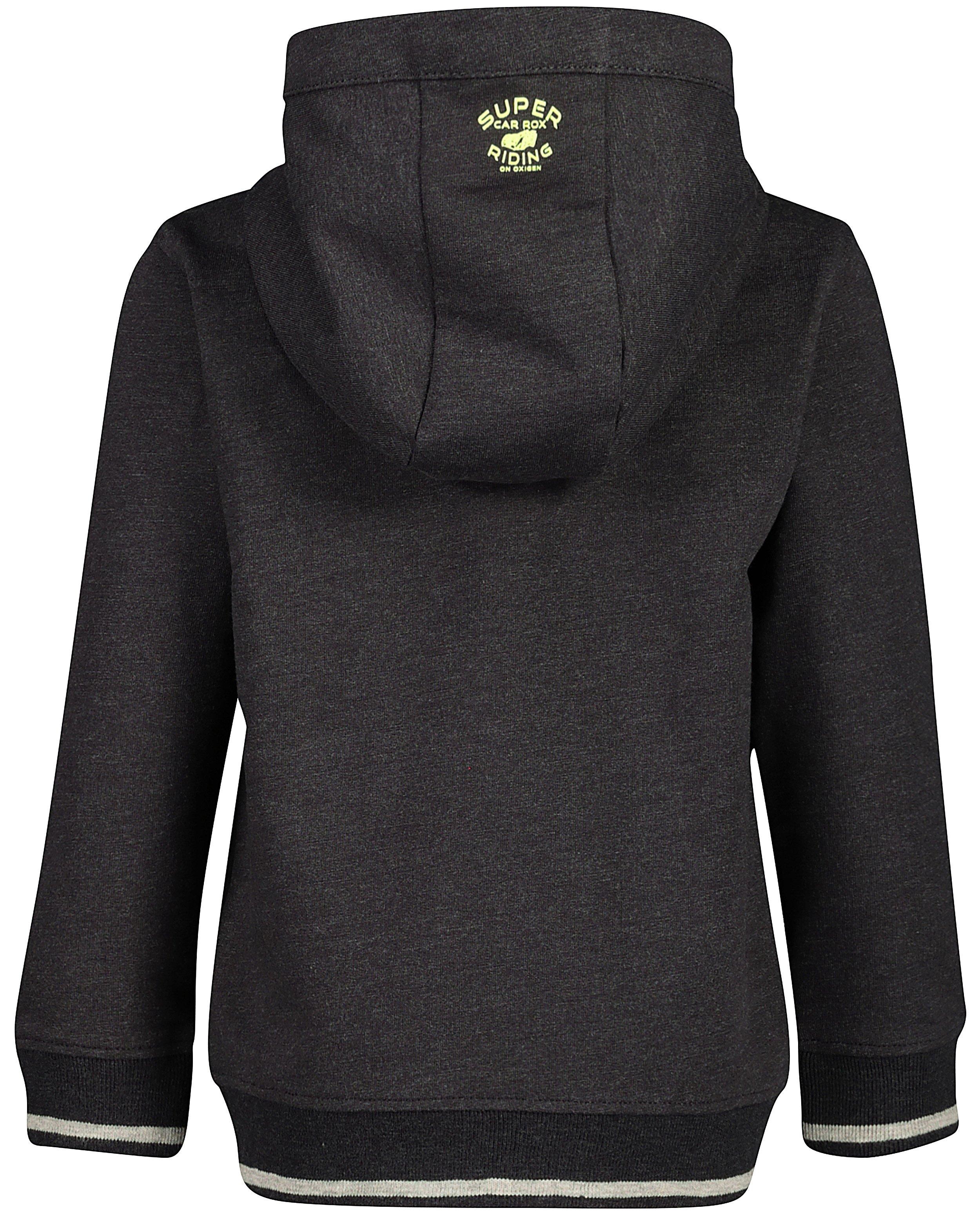 Cardigans - Donkergrijs vest met kap Rox