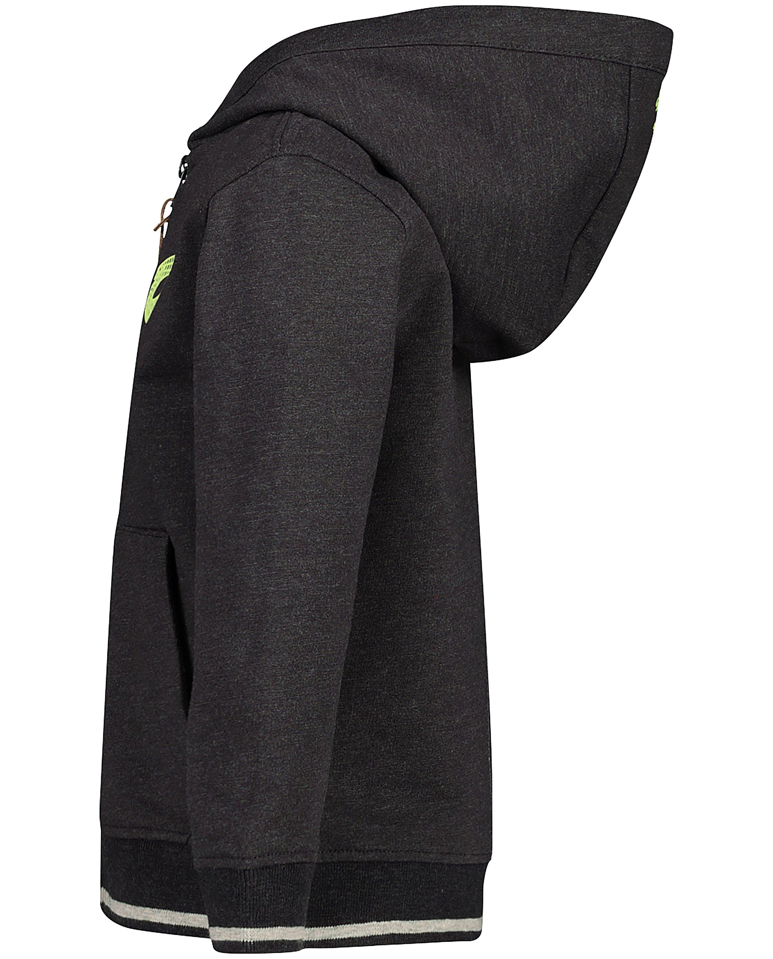 Cardigans - Donkergrijs vest met kap Rox
