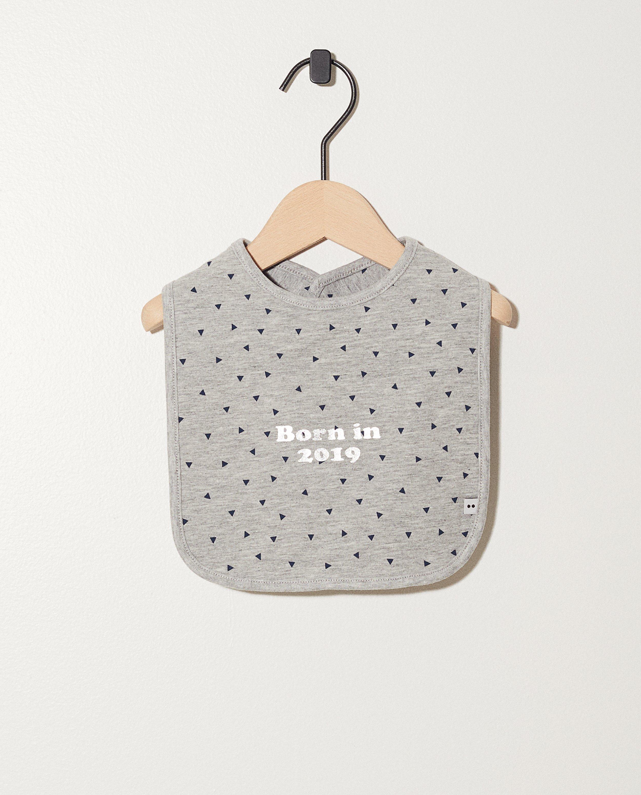 Bavoir en coton vio My First  - Avec inscription - Newborn 50-68