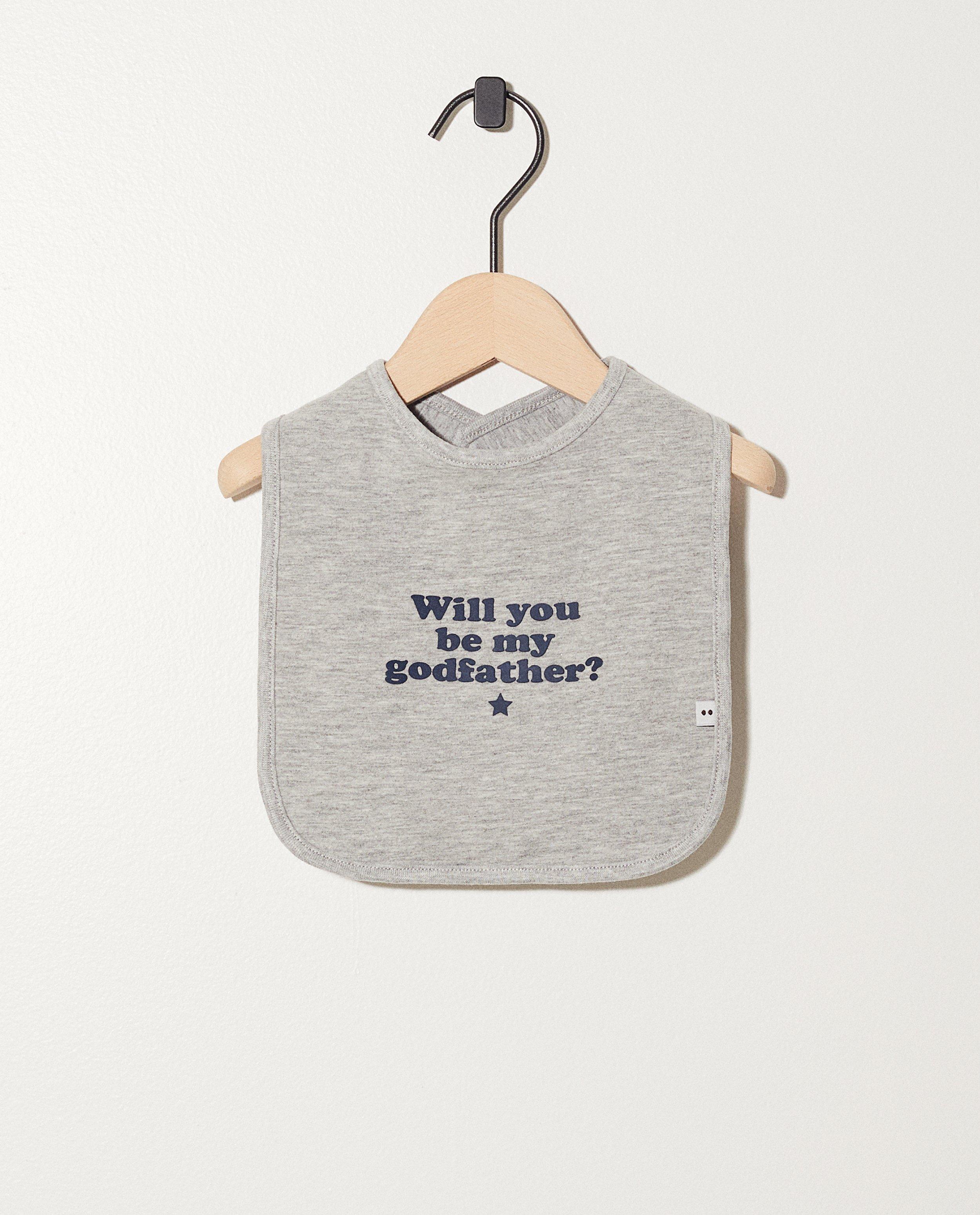 Bavoir en coton bio My First  - Avec inscription - Newborn 50-68