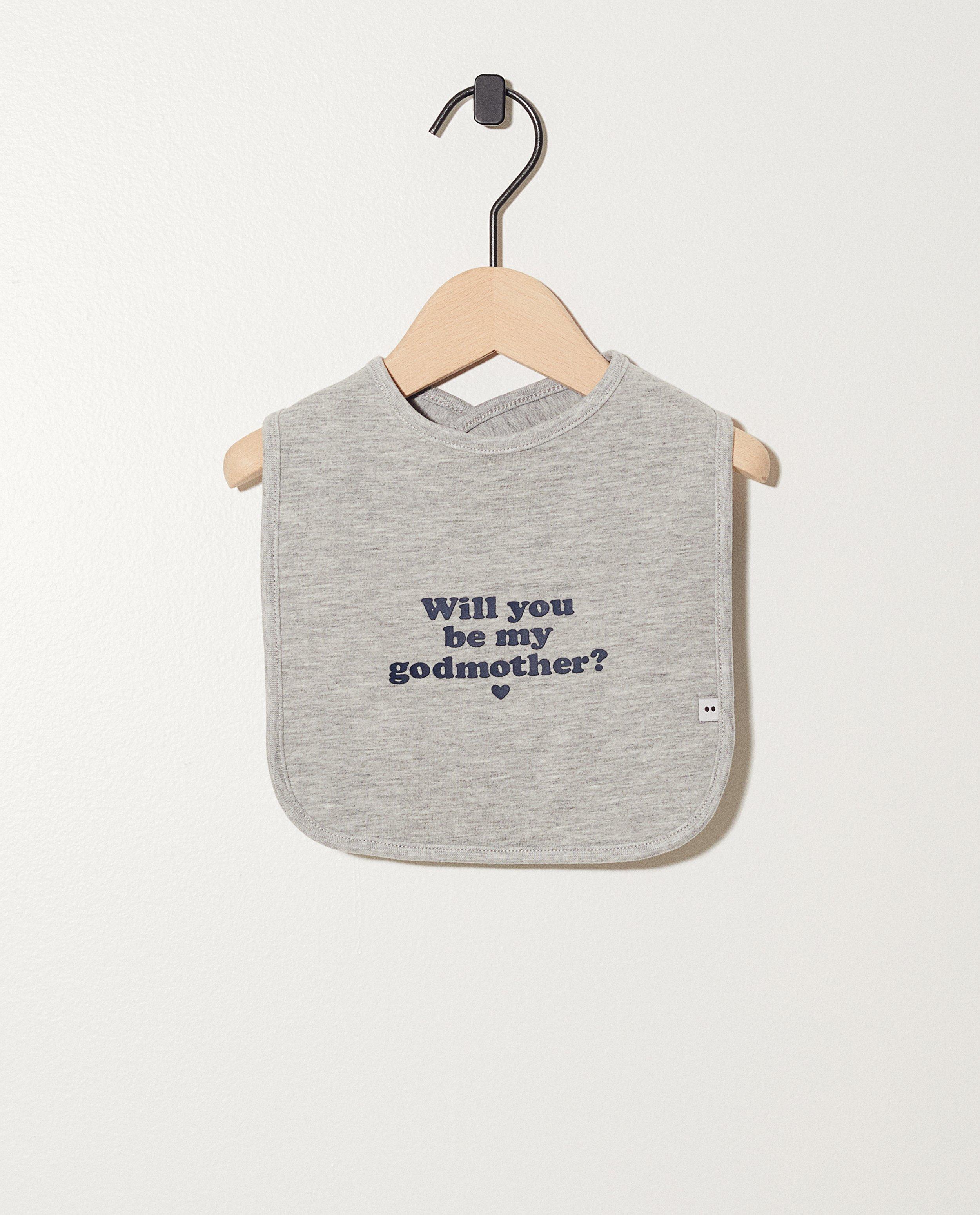 Bavoir en coton bio My First  - Avec inscription - Newborn 50-68