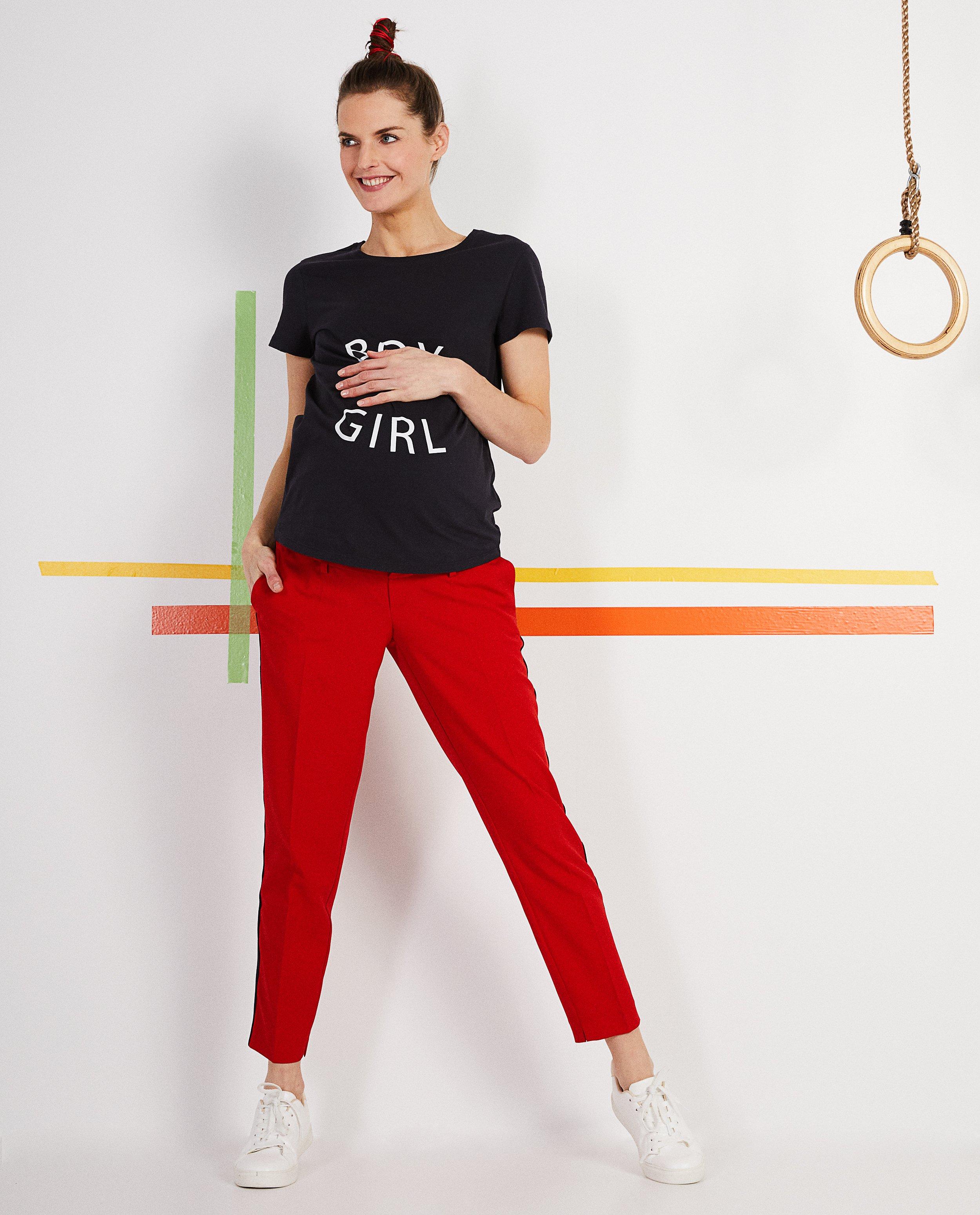Pantalon avec une rayure - taille ajustable - Joli Ronde